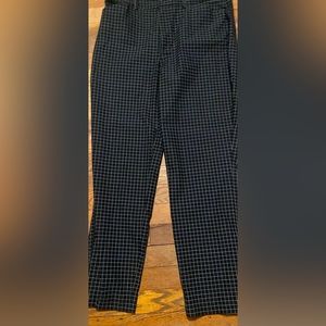 Nine West skinny ankle trousers black white 14